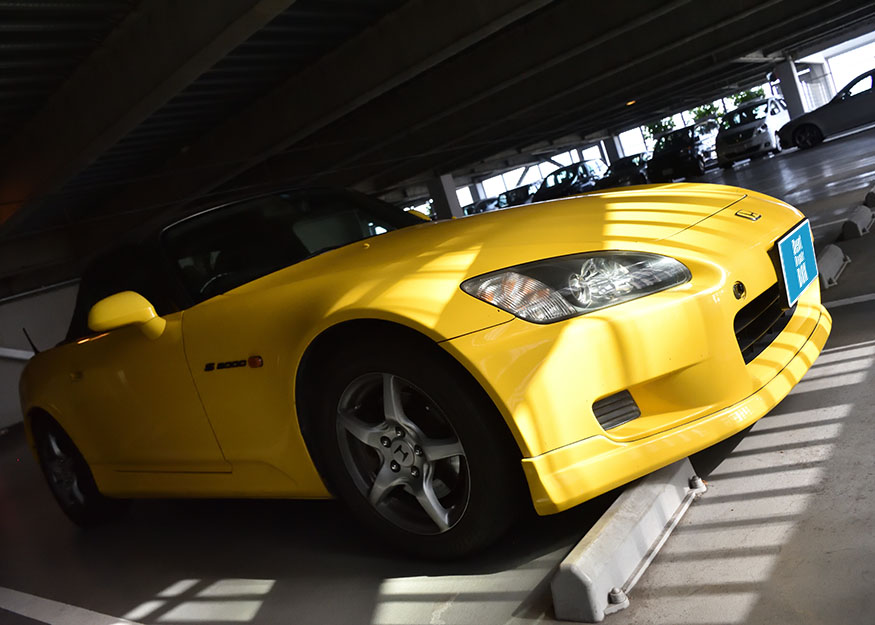 S2000のガラスリペア