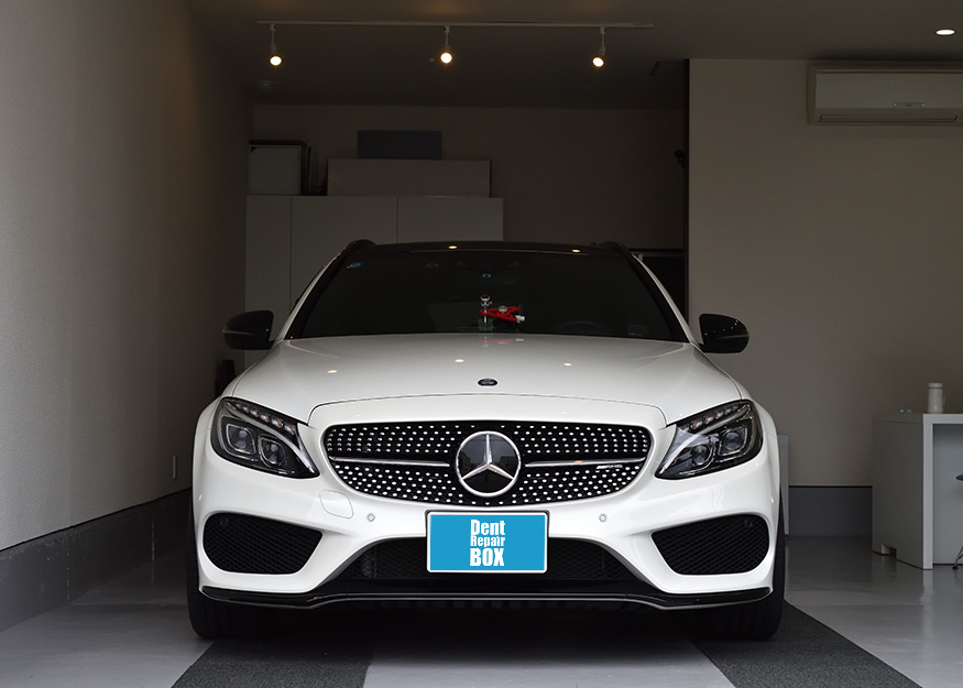 AMG C43のガラスリペア