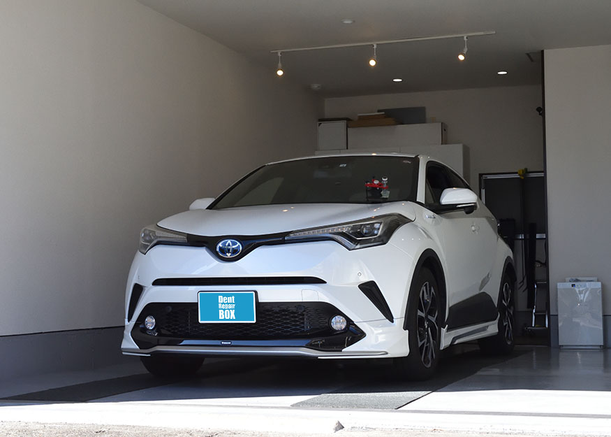 C-HR フロントガラスリペア