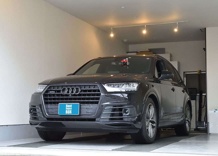 Q7のガラスリペア