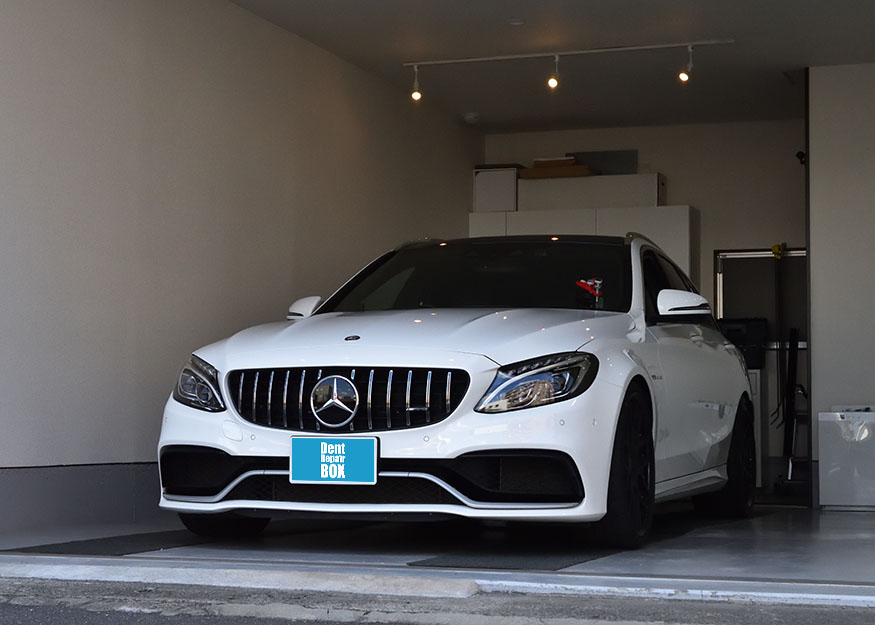AMG C63Sのガラスリペア